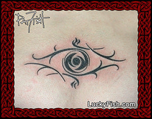 Tribal Visions Tattoo Design eye