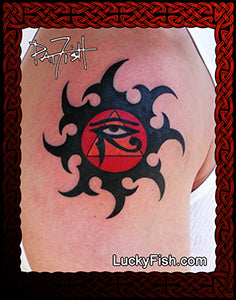 Egyptian Sun Tattoo Design 