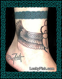 Winged Scarab Egyptian Tattoo Design 1