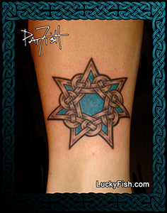 Faery Star Celtic Tattoo Design 1