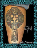 celtic knotwork cross tattoo photo
