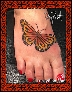 celtic tattoo monarch butterfly