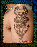 Twin Dragons Celtic Tattoo Design