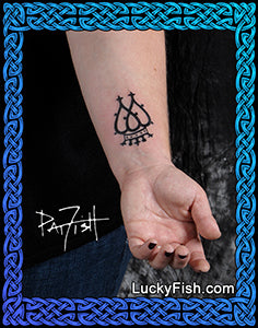 Scottish Luckenbooth Tattoo Design