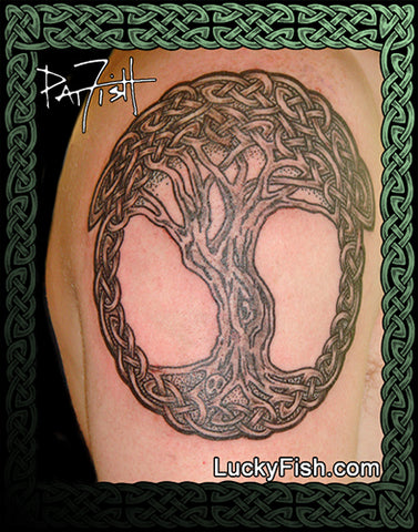 Mystery Tree Celtic Tattoo Design