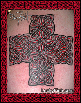 Kells St John Cross Celtic Tattoo Design