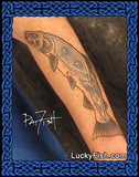 Salmon of Knowledge Celtic Tattoo Design