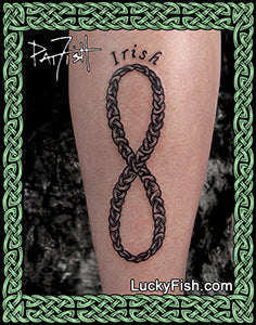 Rising Infinity Celtic Tattoo Design