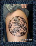 Epona the Horse Goddess Scottish Tattoo Design