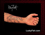 stone boar tattoo photo