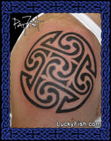 Family Man Celtic Dedication Tattoo Design