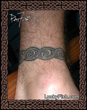 St Matthew's Band Spiral Wave Celtic Tattoo Design