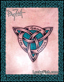 Triplicate Significance Memorial Celtic Tattoo Design
