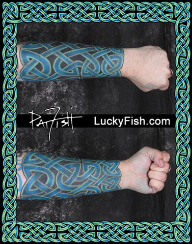 Knotwork Forearm Celtic Tattoo Design