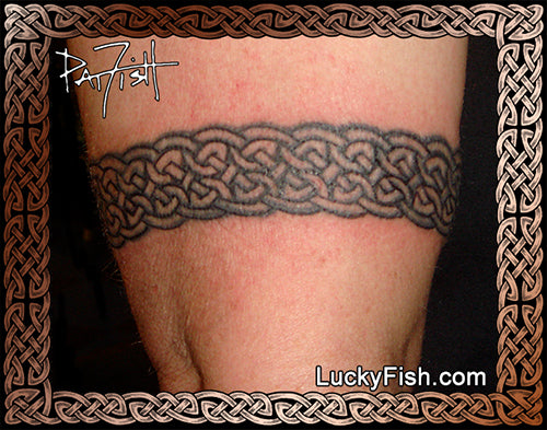 Chain Link Band Celtic Tattoo Design
