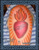 Feast of the Sacred Heart Christian Tattoo Design  2