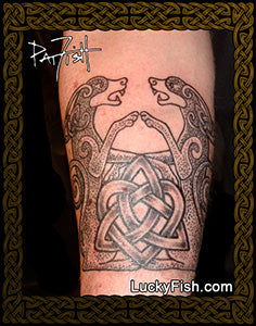 Warriors of the Heart Celtic Tattoo Design