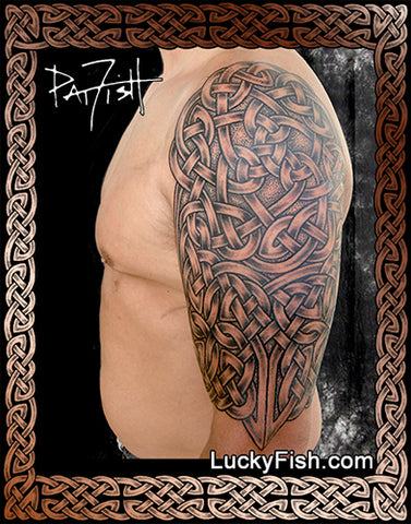 Shield Knot Temporary Tattoo (Set of 3) – Small Tattoos