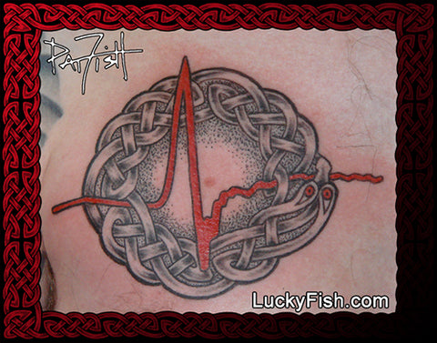 Pulse Oroborous Celtic Tattoo Design