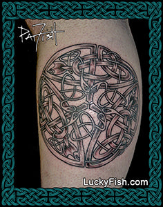 Water Snakes Celtic Tattoo Design