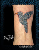 Celtic Hummingbird Tattoo Design 9