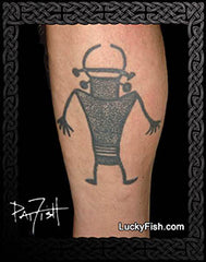 Primordial Taz Tattoo Design 1