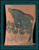Celtic Dolphin Anklet Tattoo Design