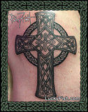 Wild One Cross Celtic Tattoo Design