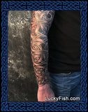 DarkLord Armor Celtic Sleeve Tattoo Design