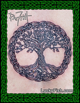 Family Tree Celtic Tattoo Design