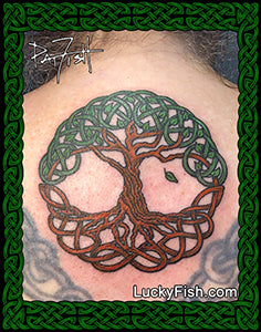 Family Tree of Life Celtic Art Tattoo Design