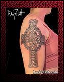 celtic high cross tattoo design
