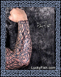 Celtic Knotwork Sleeve Tattoo Design