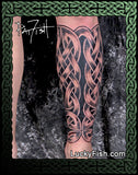 Kells Knot Leg Wrap Celtic Tattoo Design