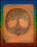 Mother's Heart Celtic Tree of Life Tattoo Design