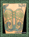 Illuminated M Celtic Tattoo Design