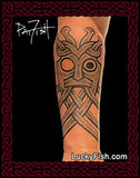 Odin Tattoo Mask Design