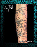 Jormungandr Midgard Serpent Nordic Viking Tattoo Design 1