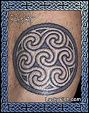 Aberlemno Cross Spiral Circle Celtic Tattoo Design