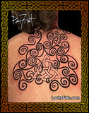 Wild Spirit Spiral Tattoo