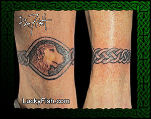 Irish Wolfhound Tattoo, Band Design