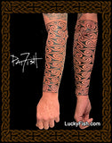 Spiral Sleeve Pictish Celtic Tattoo Design 2 views