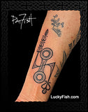 Pictish Z-Rod Stone Carving Tattoo Design Pict