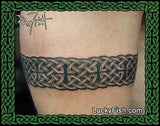 Kings' Braid Celtic Leg Band Tattoo Design