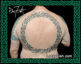 Perfect Ring Celtic Frame Tattoo Design