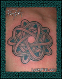 Atomic Orb Atom Celtic Tattoo Design