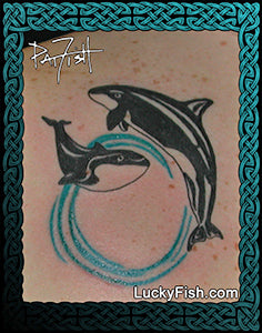 Orca Tattoo Design
