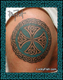 Ring of Kerry Cross Celtic Tattoo Design 1