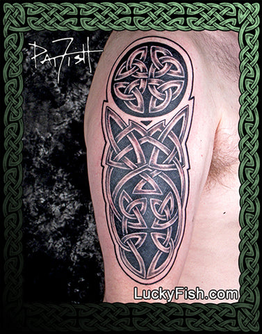 Duleek Sleeve Celtic Tattoo Design Man