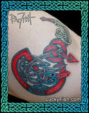 Eel Duel Celtic Snake Tattoo Design
